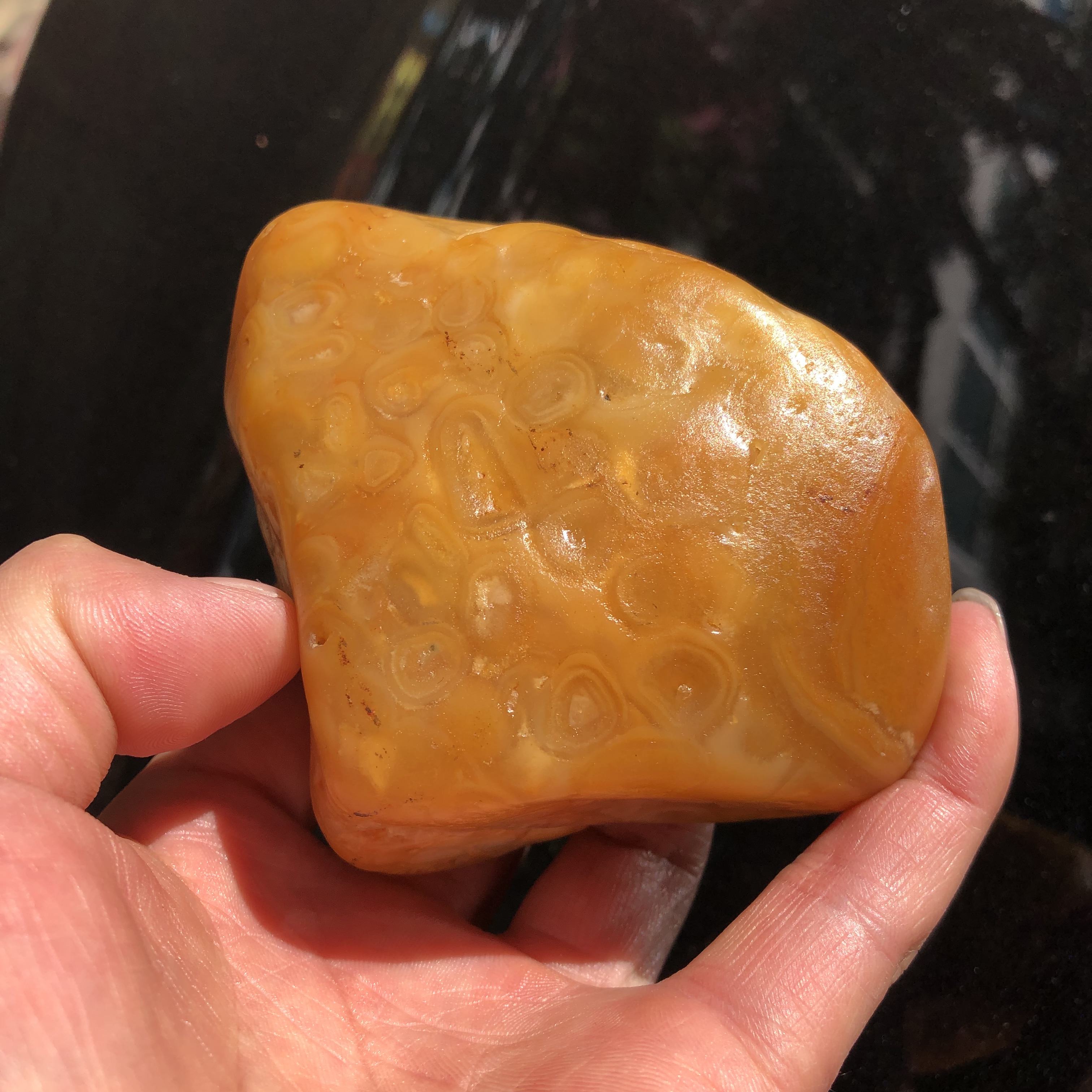 收藏品天然玉石黄龙玉籽料原石天然聚金皮青白玉籽玉原籽玉石手玩