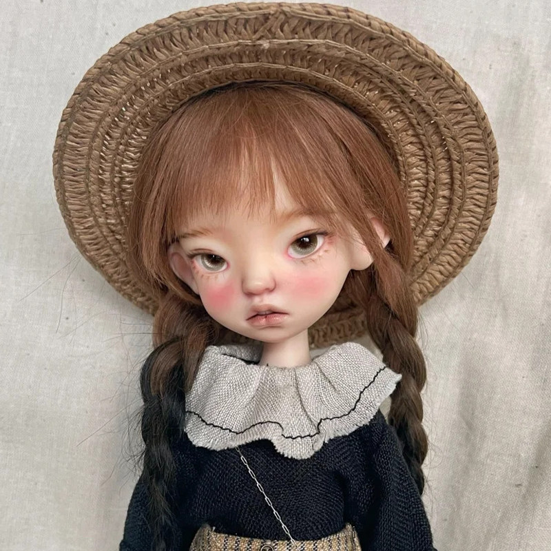 bjd娃娃bjd6分特体小萱花白露 娃娃bjd素体树脂裸娃化妆礼物新品