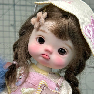 bjd6分娃娃正版bjd6分点妹大头可爱女娃六分bjd素体娃bjd人偶娃娃