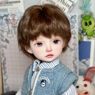 bjd娃娃六分bjd正版娃娃6分虫虫男娃bjd素体sd娃娃bjd人偶娃娃