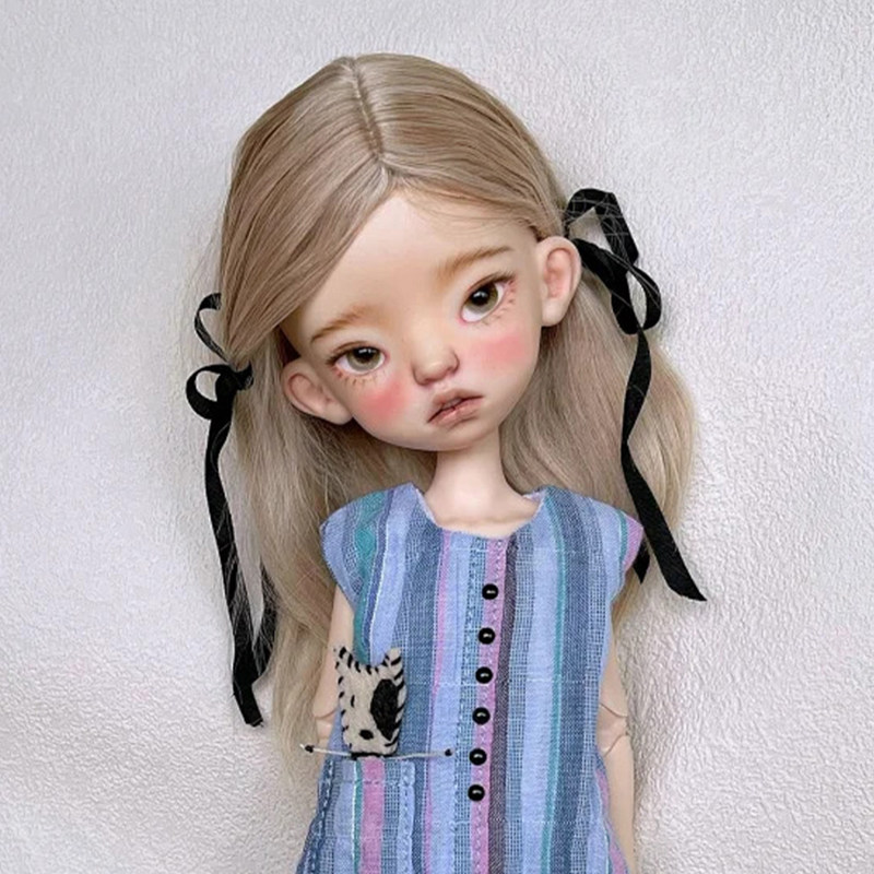 bjd娃娃bjd6分特体小萱花白露 娃娃bjd素体树脂裸娃化妆礼物新品