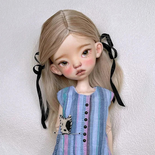 bjd娃娃bjd6分特体小萱花白露 娃娃bjd素体树脂裸娃化妆礼物新品