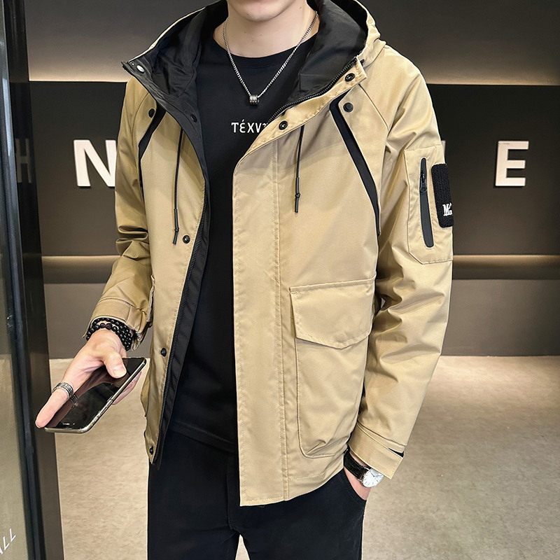 店主风2025年春季新款潮牌工装冲锋衣帅气外套男夹克JK9189-P95,男装夹克,电商D240-242