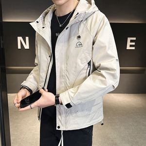 店主风 2025年秋季新款潮牌工装冲锋衣帅气外套男夹克JK9190-P90图片
