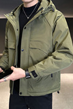 店主风2025年男士秋冬二棉加棉加厚夹克休闲棉服M1121-P120，男装夹克，电商D240-242