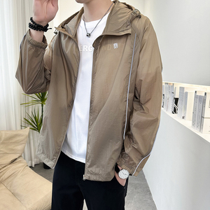 防晒衣男夏季冰丝薄款透气外套防紫外线户外连帽防晒服FS8011-P75图片