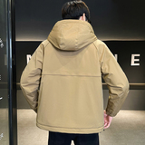 店主风2025年男士秋冬二棉加棉加厚夹克休闲棉服M1120-P120，男装夹克，电商D240-242
