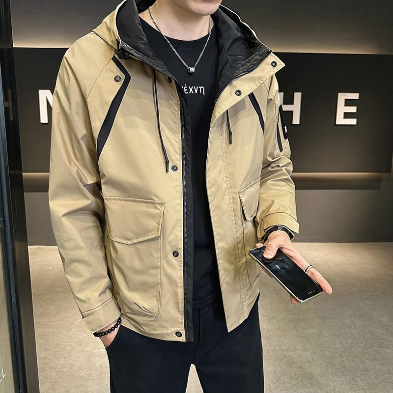 店主风2025年秋季新款潮牌工装冲锋衣帅气外套男夹克JK9189-P95,男装夹克,电商D240-242