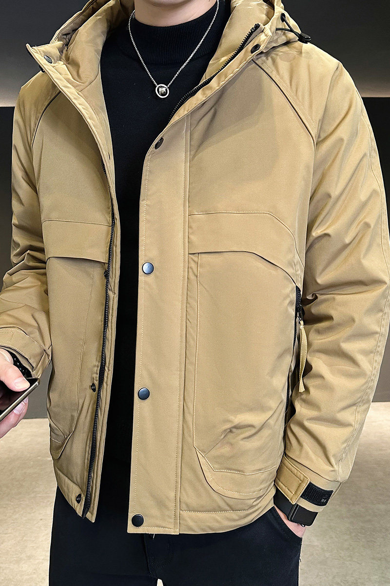 店主风2025年男士秋冬二棉加棉加厚夹克休闲棉服M1121-P120,男装夹克,电商D240-242