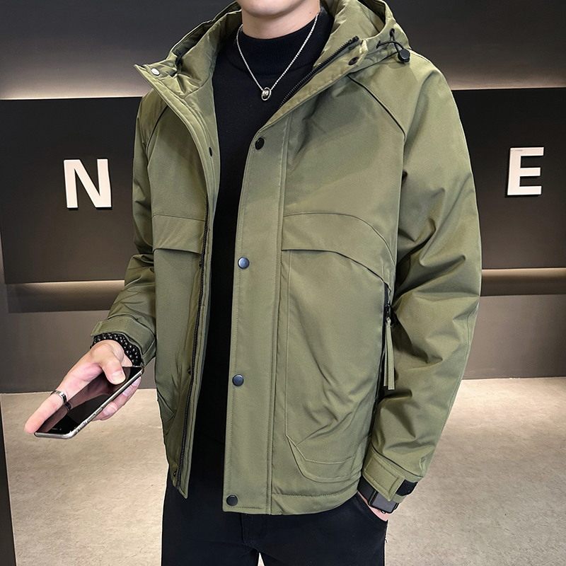 店主风2025年男士秋冬二棉加棉加厚夹克休闲棉服M1121-P120,男装夹克,电商D240-242