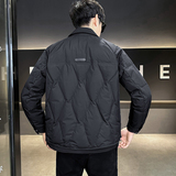 店主风90白鸭绒2025年设计感外套假两件羽绒服男L6617-P280，男装羽绒服，电商D240-242
