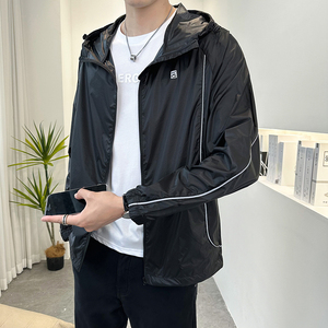 防晒衣男夏季冰丝薄款透气外套防紫外线户外连帽防晒服FS8011-P75图片