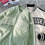 棒球服男秋季新款港风宽松刺绣美式夹克学生休闲外套JK23009-P80，男装夹克，星座214-3