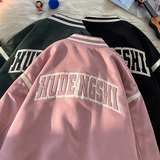 棒球服男秋季新款港风宽松刺绣美式夹克学生休闲外套JK23009-P80，男装夹克，星座214-3
