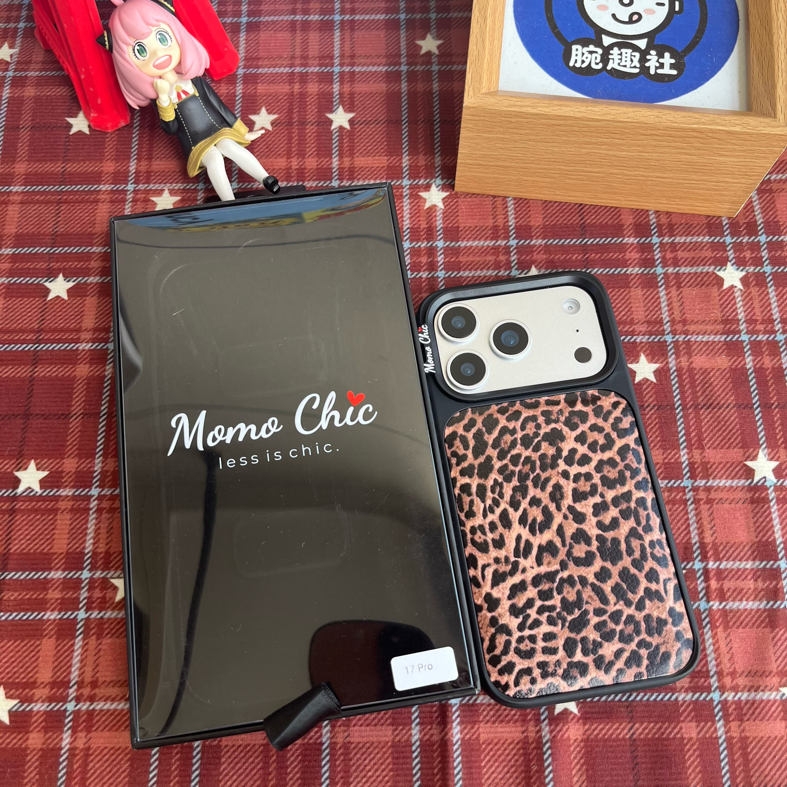 MomoChic辣妹豹纹磁吸手机壳