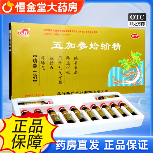 [茂祥]五加参蛤蚧精10ml*12/支