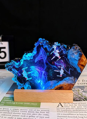 星战X翼战机3D树脂夜灯摆件