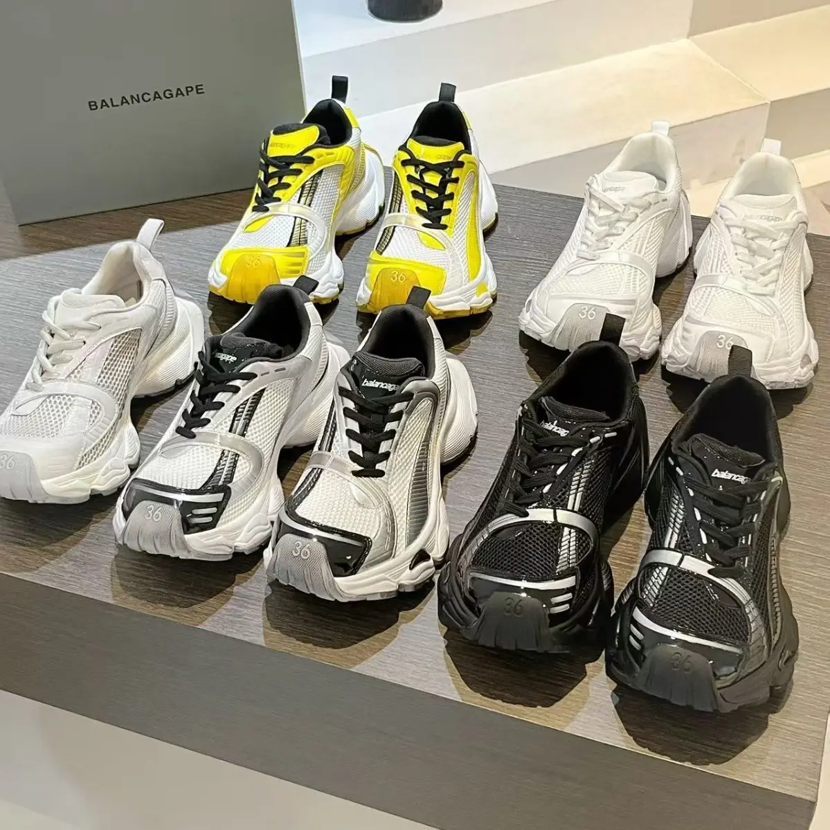 2025秋冬新款老爹鞋男女情侣鞋厚底增高真皮透气擦色做旧运动鞋潮