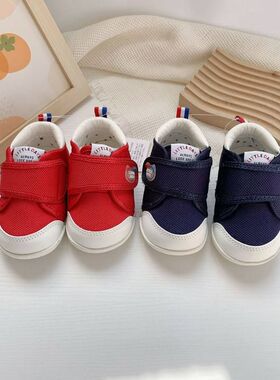 出口日单25spring中高端纯色宝宝学步鞋子 软底儿童春秋机能单鞋