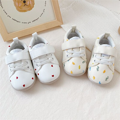 newautumn 日单新品生日城宝宝软底学步鞋子 儿童皮鞋 男女童鞋