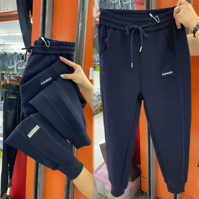 秋季新款百搭休闲运动裤女潮
