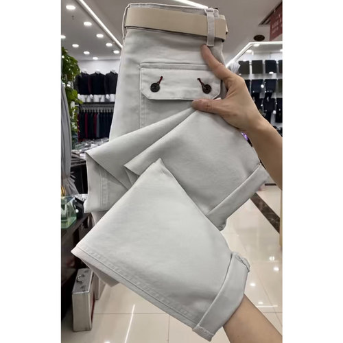 遮肉直筒休闲裤女春季新款