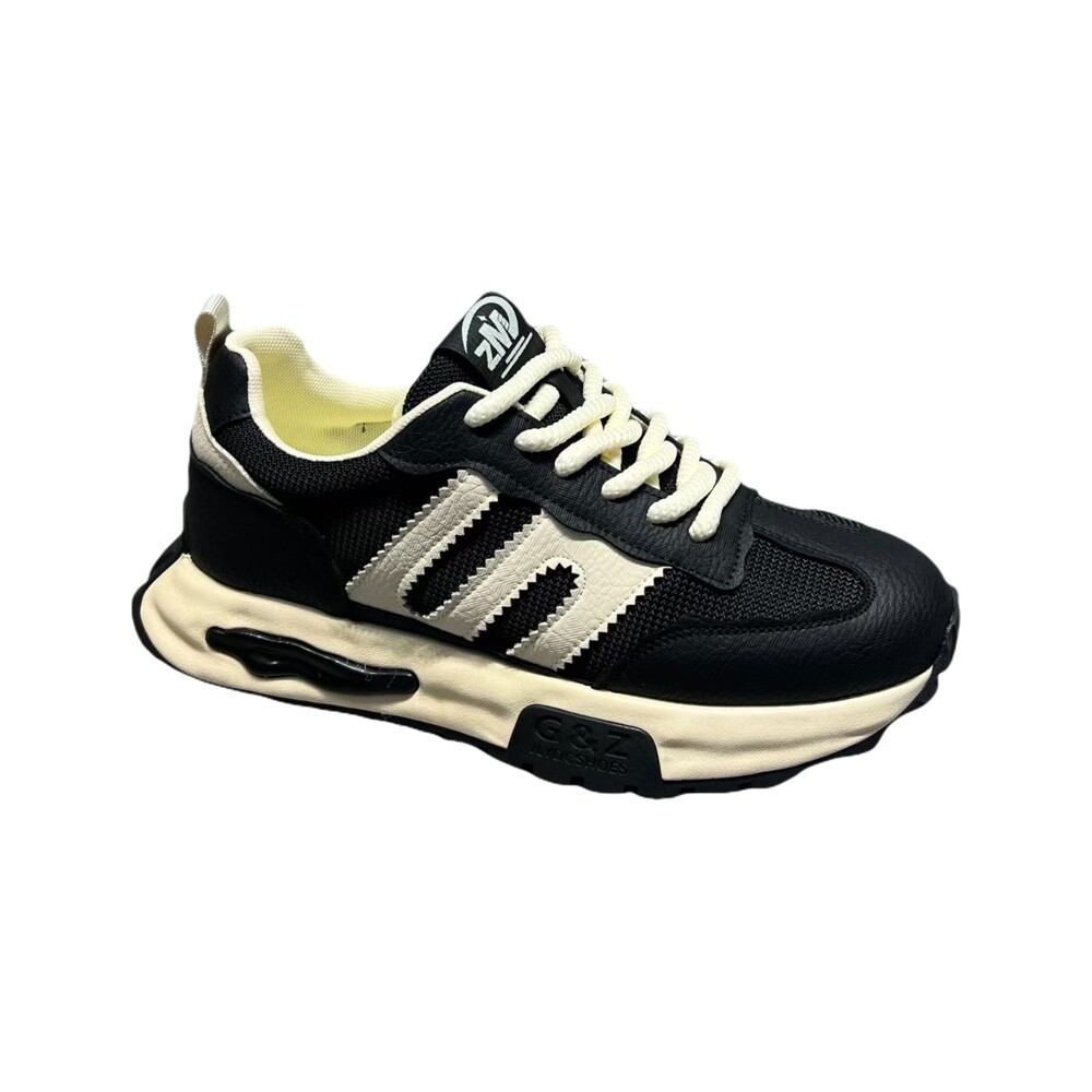 欧洲站男鞋2026春夏季新款网布透气系带厚底阿甘鞋时尚百搭休闲鞋