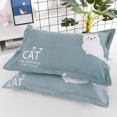 枕头加枕套套装枕芯家用双人助睡眠男女学生宿舍护颈椎枕整头一对