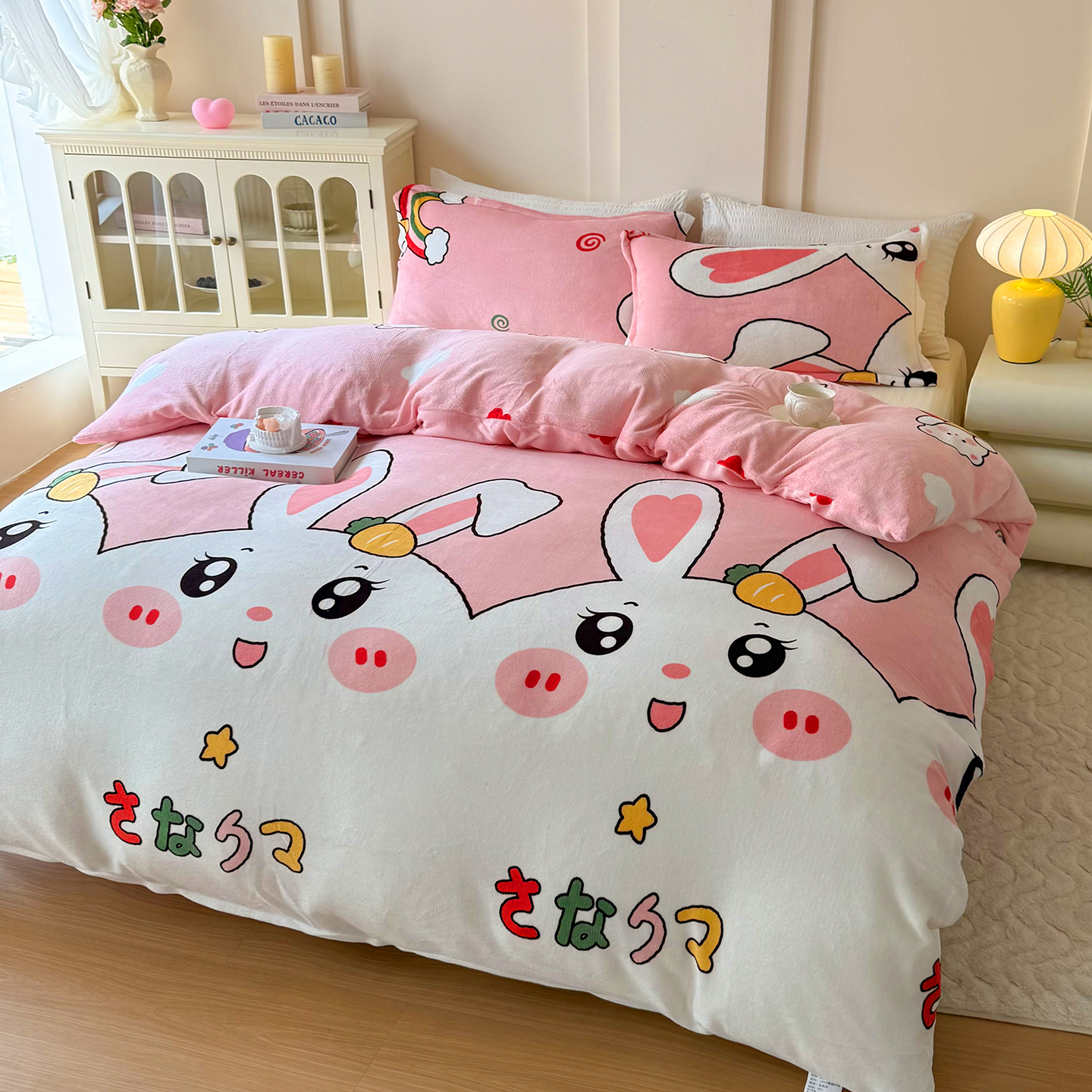 牛奶绒被套冬季加厚保暖学生单人被罩珊瑚绒1.8家用双人220绒被套