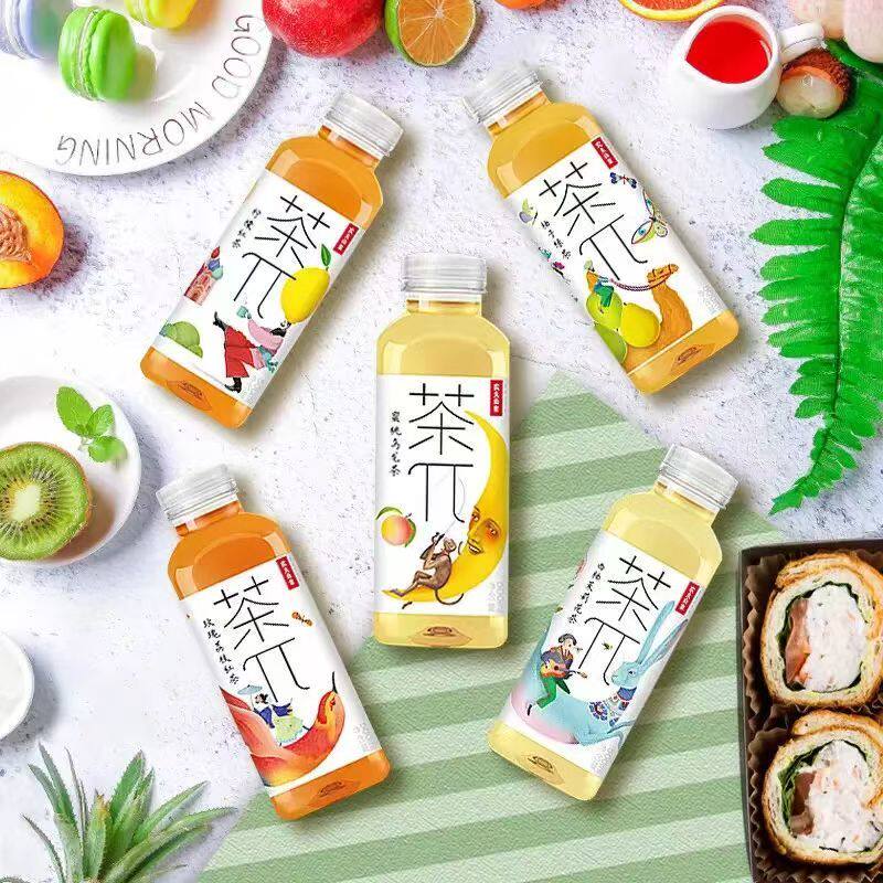 农夫山泉茶兀500ML茶饮料茶派蜜桃乌龙茶柠檬红茶青提乌龙茶