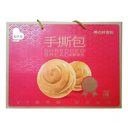 临期清仓爱乡亲早餐面包1000g整箱手撕面代餐零食营养休闲食品