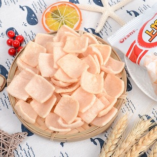 上好佳鲜虾片80g*12大包装膨化食品怀旧休闲零食小吃礼包整箱