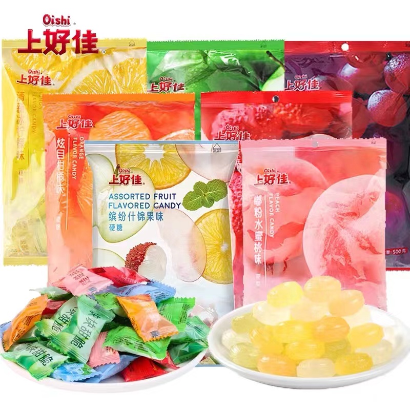 【临期清仓】上好佳什锦水果味硬糖100g袋装薄荷糖儿童零食喜糖