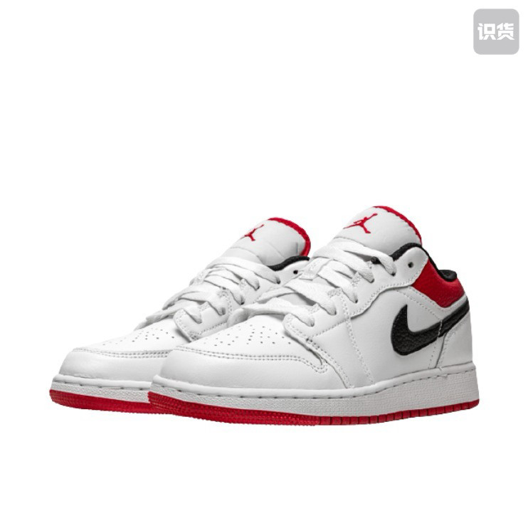 Jordan 1 Low AJ1低帮黑白红篮球鞋553558-118江西仓