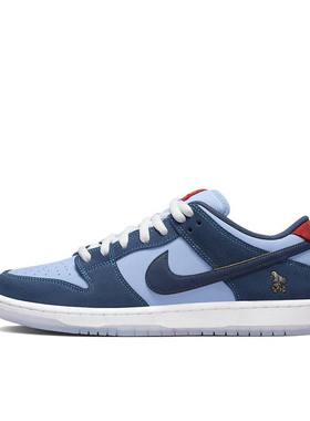 nik e SB Dunk Low联名蓝色低帮休闲板鞋DX5549-400江西仓