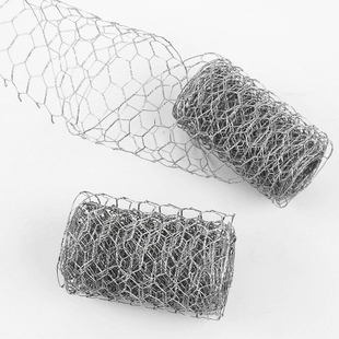 六角网花艺造型网花艺鸡笼网花瓮无花泥花瓶插花固定网格铁网材料