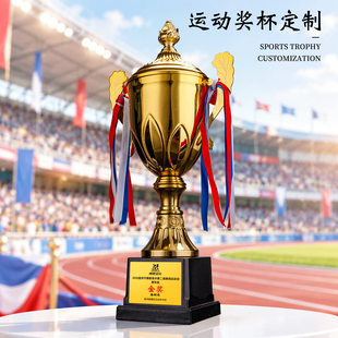 儿童创意奖杯定制定做羽毛球乒乓球篮球足球团队比赛冠军荣誉摆件