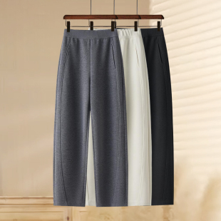宽松垂感阔腿运动裤 清仓捡漏～镰刀香蕉裤 加绒休闲裤 女秋冬季 卫裤