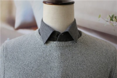 休闲百搭衬衫纯棉毛尖节约假领子