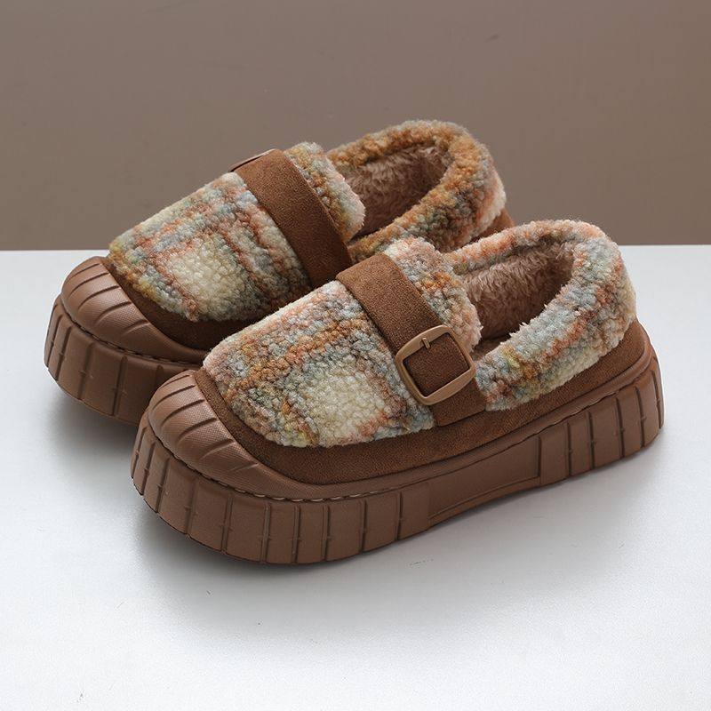 厚底包跟棉拖鞋女2026新款冬季加绒保暖月子鞋毛拖鞋室内居家防滑,居家布艺,居家棉拖/棉鞋,淘宝优惠券,粉丝福利购,淘宝优惠卷