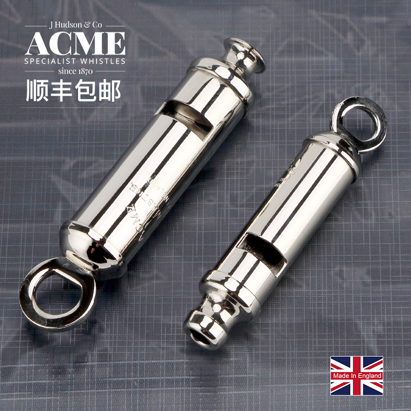 英国ACME埃可米纯黄铜哨子情侣嘻哈个性吊坠项链口哨百搭潮品/47
