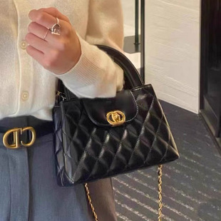 日本ぜいた高版 羊皮kelly链条女包mini凯莉手柄 本小香风早春新款