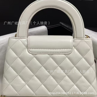 kelly手提包菱格条单肩斜挎 包25A 日本ぜいた2026新款 小香风经典