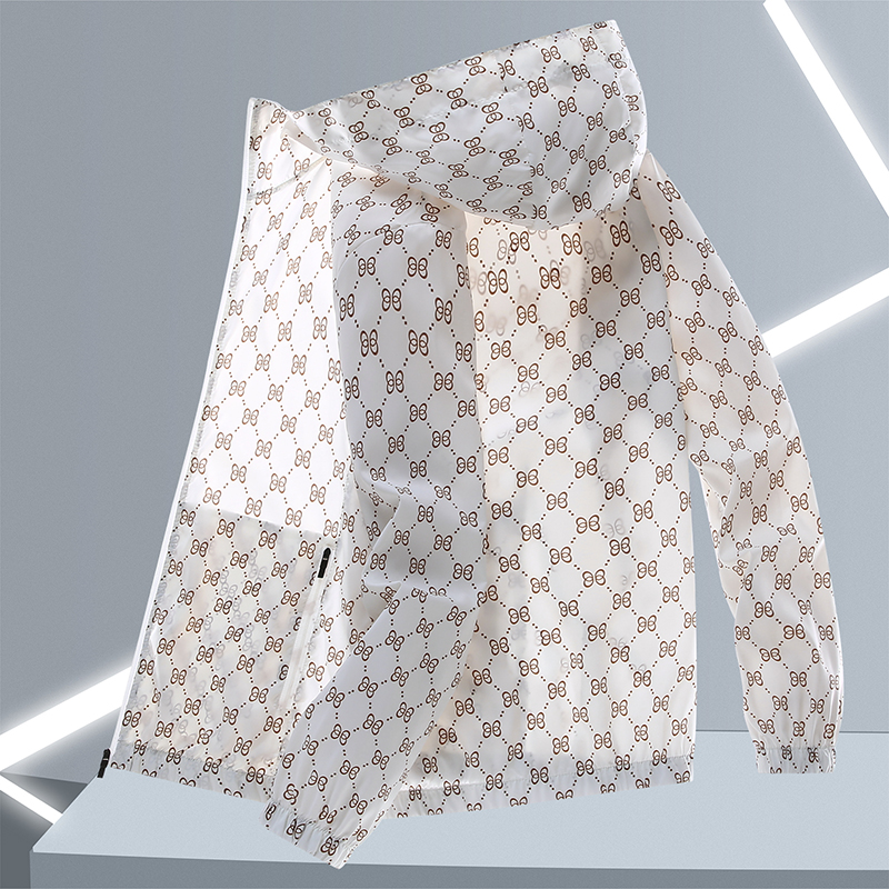 日本WUJE休闲户外宽松新款防晒服夏季薄款防晒衣服男潮流薄款透气