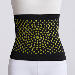 日本ぜいた绒德艾草护腰带保暖男女四季 护宫暖胃护肚子防寒腰 薄款