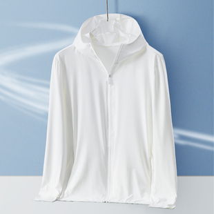 日本WUJE防晒衣男款夏季冰丝防紫外线户外运动休闲外套轻薄透气宽