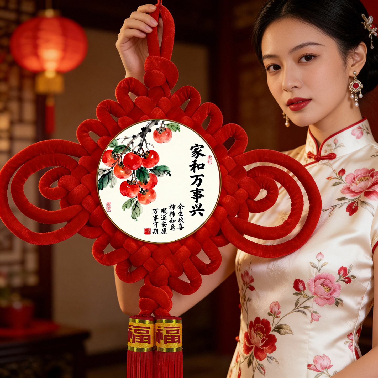 家和万事兴新款中国结挂件