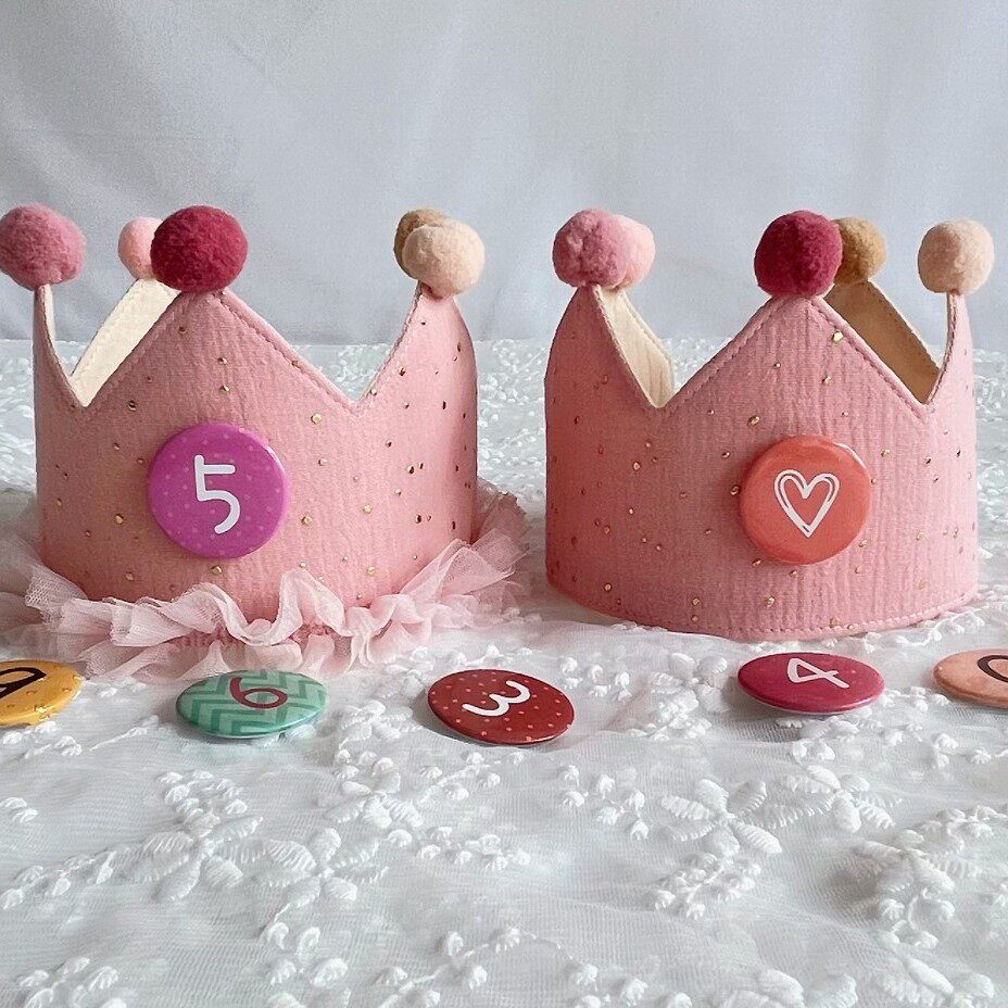 儿童生日帽皇冠球球派对主题帽摄影拍照道具现货