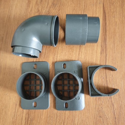 50灰色弯头下水接直通管卡