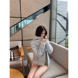 JAMAIS VU【轻柔入冬】保暖轻盈不臃肿 休闲棉服排骨连帽外套女